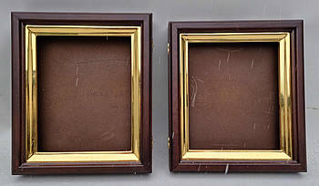 Рівні котики для ікон із внутрішніми дерев'яними золоченими рамами