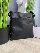 Чоловіча сумка через плече, Чоловіча барсетка через плече, сумка з натуральної шкіри, сумка месенджер чоловіча, фото 5