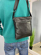 Чоловіча сумка через плече, Чоловіча барсетка через плече, сумка з натуральної шкіри, сумка месенджер чоловіча, фото 8