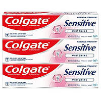 Отбеливающая зубная паста Colgate для чувствительных зубов, восстановление эмали и защита кариеса - 3 шт