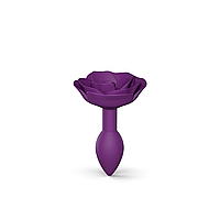 Силіконова анальна пробка Love To Love OPEN ROSES S SIZE - PURPLE RAIN SO5985