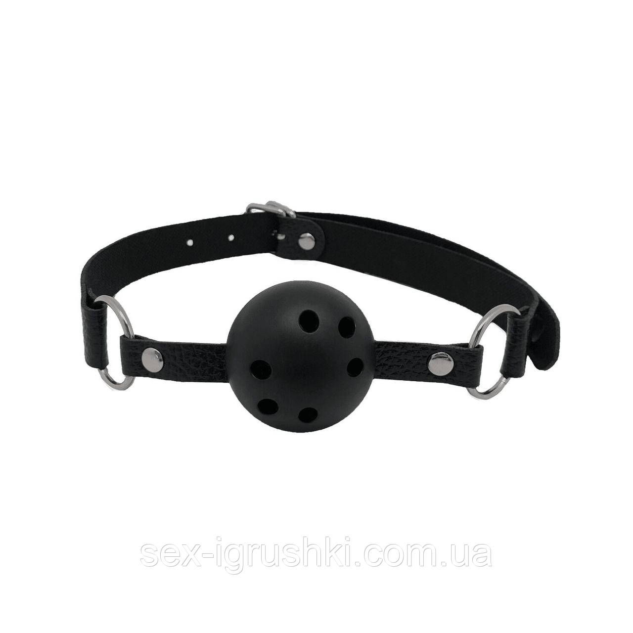 Повітропроникний кляп Alive Discretion Black SO5997