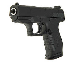 G19 Пістолет страйкбольный Galaxy Walther P99 метал чорний