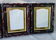 Кіоти фігурні в комплекті з іконними дошками, із сусальною позолотою та гравіюванням, фото 7