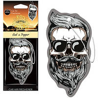 Ароматизатор Aroma Car Cellulose Dia De Los Muertos — Oud & Pepper Skull (24 шт.)