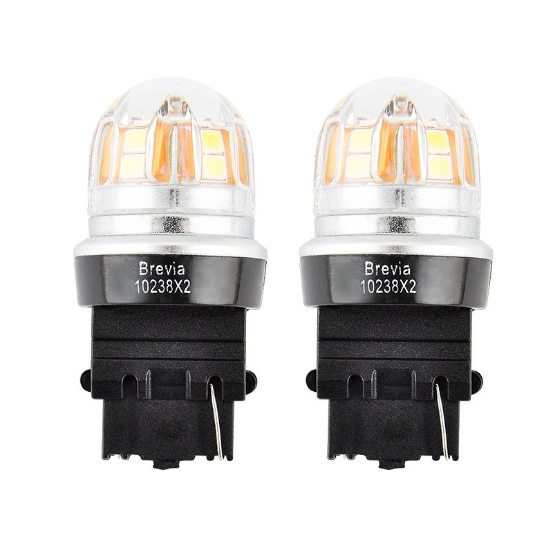 Лампа світлодіодна Brevia S-Power P27W (3156) 330Lm 15x2835SMD 12/24V CANbus, 2шт. (20/200)