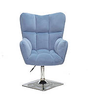Кресло Oliver ткань Vel, синий