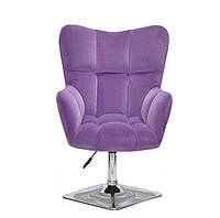 Кресло Oliver ткань Vel, пурпурный