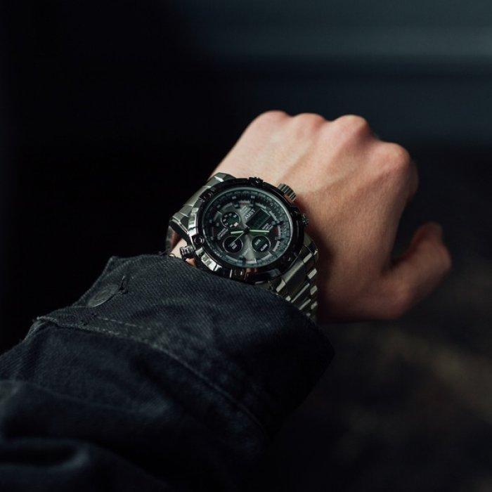 МУЖКІ НАРУЧНІ AMST Mountain Steel