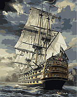 Картина по номерам Величественный корабль, 40х50 (VA-0884)