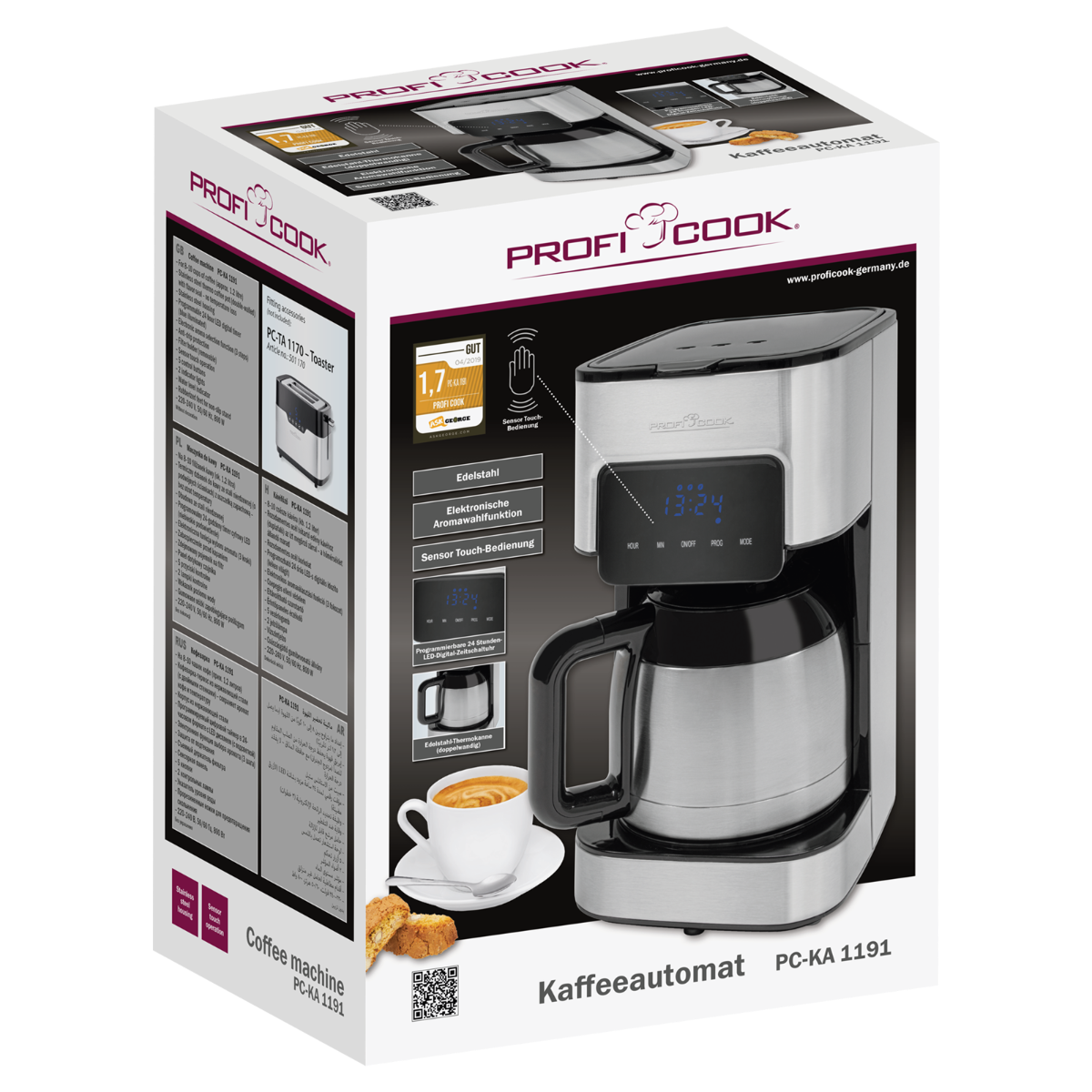 Капельная кофеварка ProfiCook PC-KA 1191 Германия - фото 5 - id-p1618407392