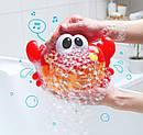 Іграшка для купання Bubble Crab 2028 музичний генератор піни краб, фото 2
