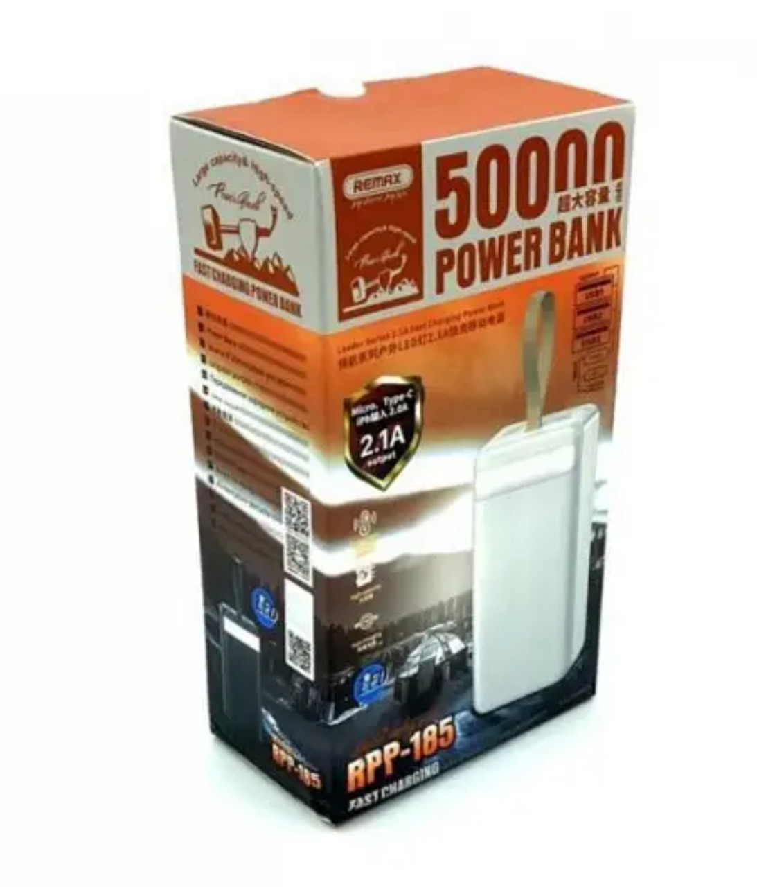 Зовнішній акумулятор Power Bank Remax 50000 mAh