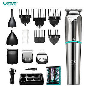 Тример професійна машинка для стриження волосся VGR V-101 (6 в 1)