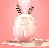 Зволожувач повітря та нічник 2в1 Humidifiers Rabbit, фото 7