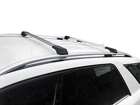 Seat Leon 2013  ⁇  Поперечний багажник на інтегровані рейлінги Сірий AUC Багажник Сеат Леон