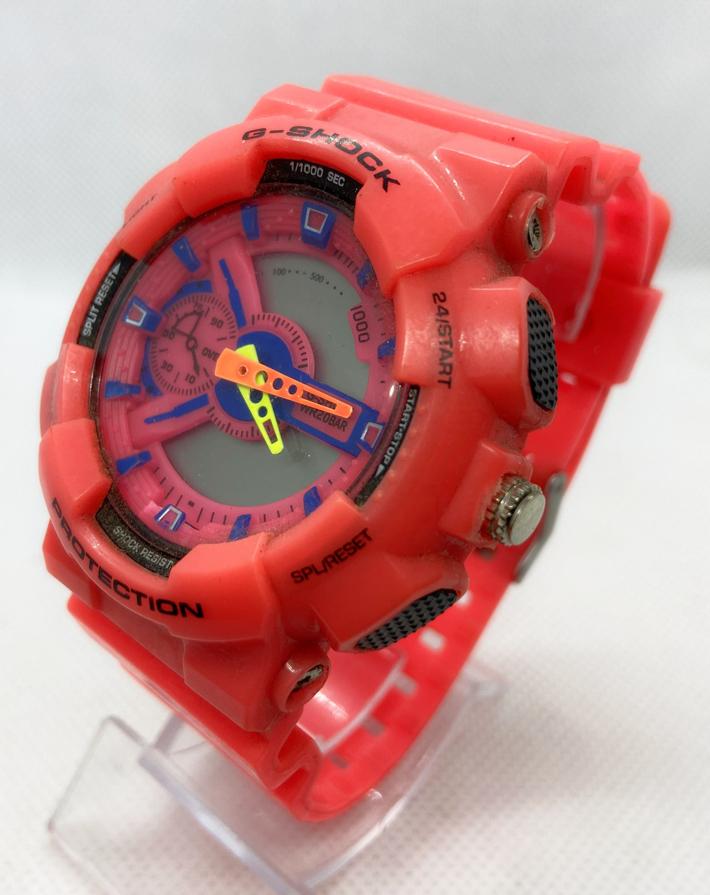 Годинник спортивний водних армійський G-SHOCK Casio 3187ME (Касіо) Червоних ( код: IBW858R)