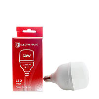ElectroHouse LED лампа E27 / 4100K / 30W 2700Lm /270° T80
