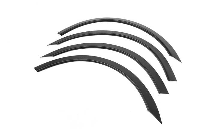 Накладки на арки (4 шт, черные) Daewoo Lanos AUC Хром накладки на арки ...