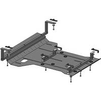 Защита двигателя и радиатора из стали 2 мм Audi A6 C5 1997-2004 Кольчуга Standart