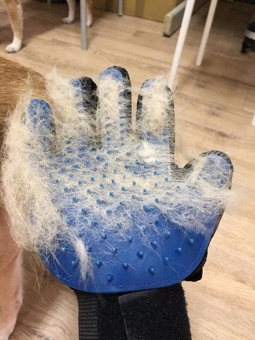 Перчатка для вичісування вовни True Touch, Тру Тач, Pet Glove