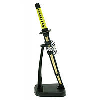 Меч катана зі сталі на підставці