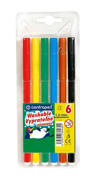 Фломастери Centropen 6 кольорів 7790/06