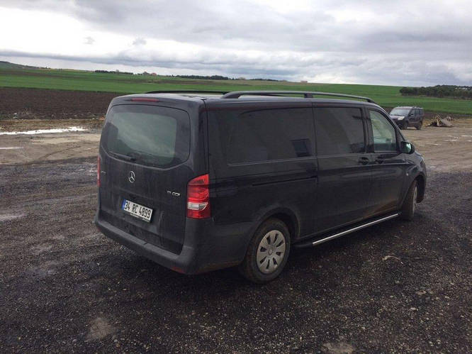 Купити Mercedes Vito 639 Чорні рейлінги ELITE з пластиковим кріпленням ...