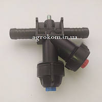 Корпус розпилювача на шланг 12.5мм, прохідний 0-100/08/Р | 220394 AGROPLAST