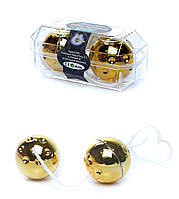 Вагінальні кульки не великого розміру Duo balls Gold