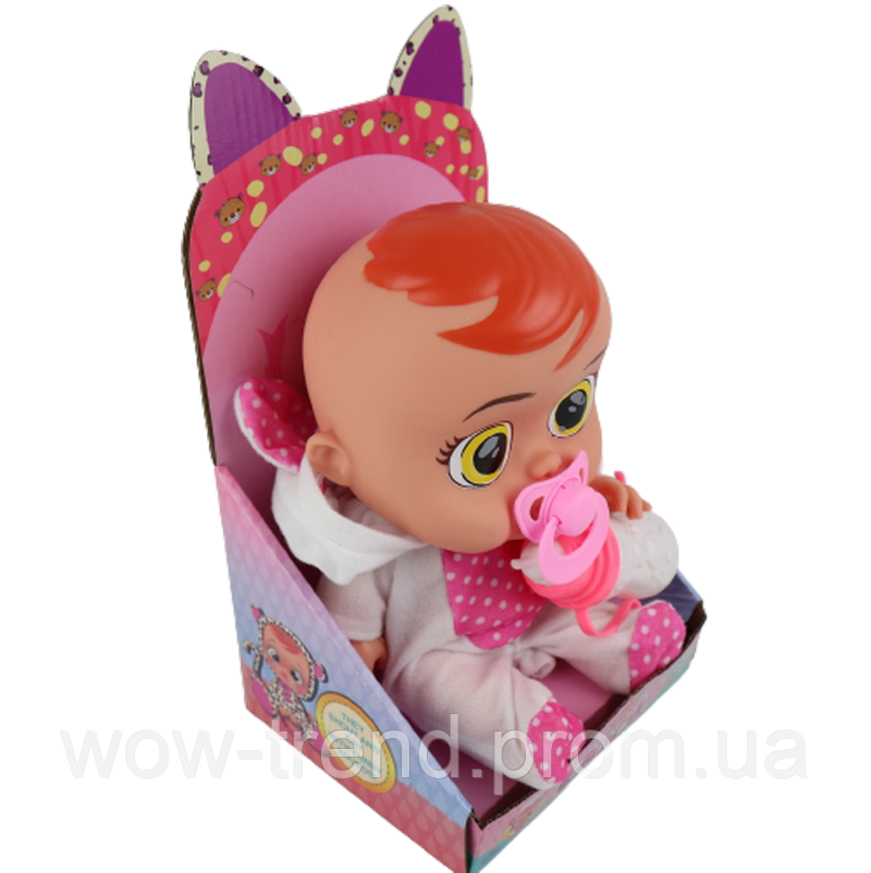 Интерактивная кукла пупс Младенец Baby Lovely Говорящая с пустышкой и бутылочкой Белый - фото 3 - id-p1618307213