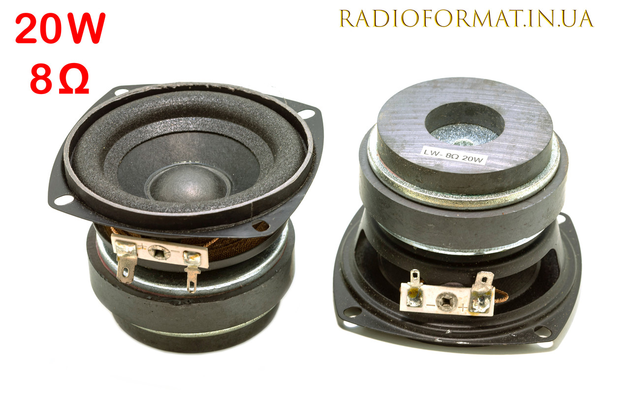 Динамик 20 Вт, 8 Ом Широкополосный, Двойной Магнит — Купить Недорого на ...