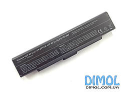 Акумуляторна батарея Sony Vaio VGN-CR20 series 5200mAh, black, 11.1 v