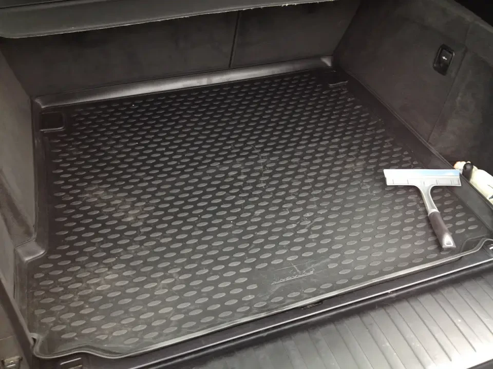 Килимок в багажник БМВ Х5, BMW X5 2007-2013, крос. (поліуретан)(про-во NOVLINE)