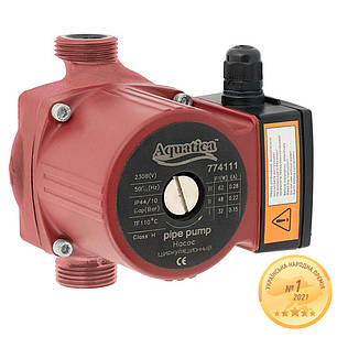 Насос циркуляційний AQUATICA GPD25-4S/130 65Вт Hmax 4м Qmax 63л/хв Ø1½" 130мм + гайки Ø1"(774113), фото 2