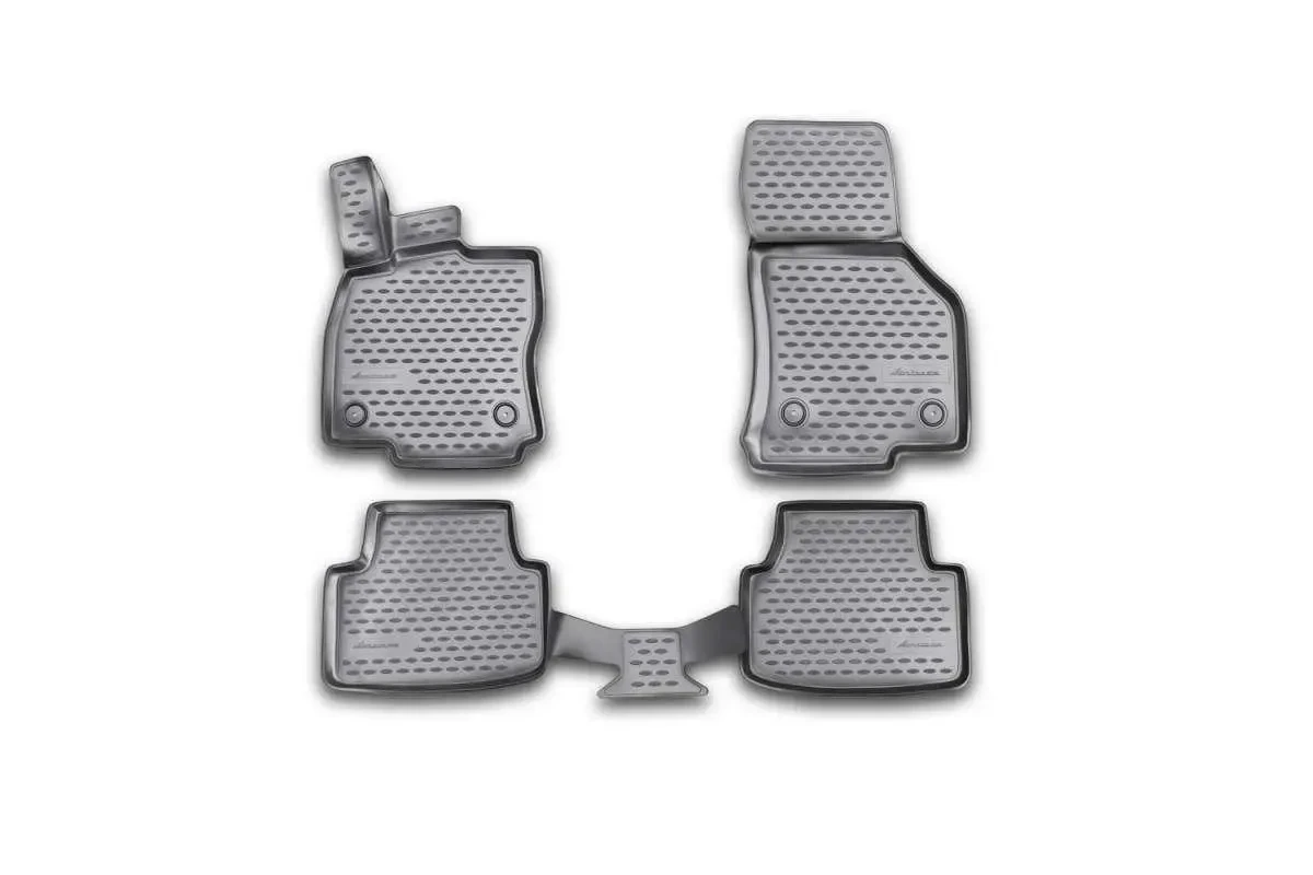 Килимки 3D в салон Skoda Octavia, SKODA Octavia, 2013-2017, 2017->, 4 шт. (поліуретан)(про-во NOVLINE)