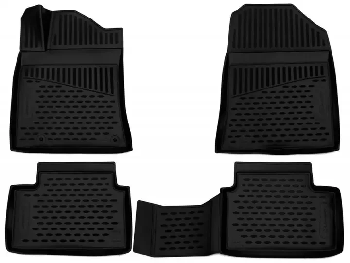 Килимки 3D в салон підходять для Кіа Сеед, KIA Ceed, 2018/, хб., 4 шт. (поліуретан) (пр-во NOVLINE)