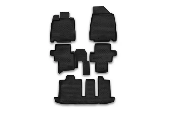 Килимки в салон Ніссан Пантфаиндер, NISSAN Pathfinder, 2014/ 5 шт. (поліуретан) (пр-во NOVLINE)