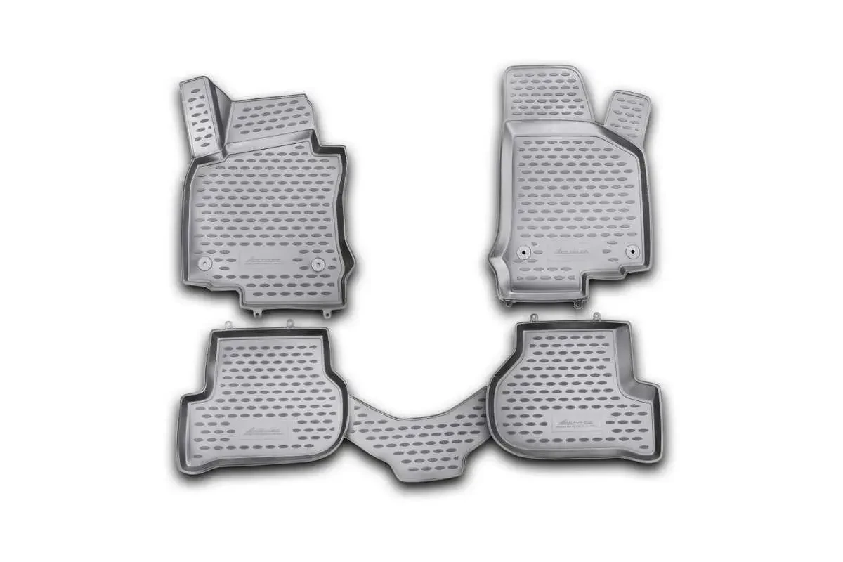 Килимки в салон Фольксваген Гольф 6, VW Golf VI 04/2009/, 4 шт. (поліуретан) (пр-во NOVLINE), фото 1