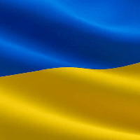 Флаг Украины 1400х900 мм, шелк сшивной