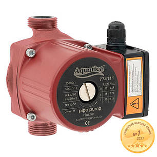 Насос циркуляційний AQUATICA 65Вт Hmax 4м Qmax 63л/хв Ø1" 130мм + гайки Ø3/4"(774111), фото 2