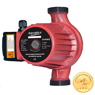 Насос циркуляційний AQUATICA 0.5 кВт Hmax 12м Qmax 190л/хв Ø2" 220мм + гайки Ø1¼"(774163), фото 2