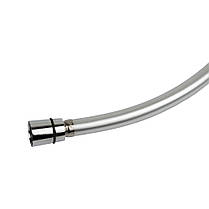 Шланг для душу 1/2" PVC 3-х шаровий з підшипником сріблястий 150см AQUATICA XB-0173 (9791611), фото 3