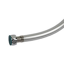 Шланг для душу 1/2" PVC 3-х шаровий з підшипником сріблястий 150см AQUATICA XB-0173 (9791611), фото 2
