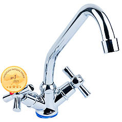 Змішувач PM 1/2" для кухні економ на гайці AQUATICA (PM-1B157C)