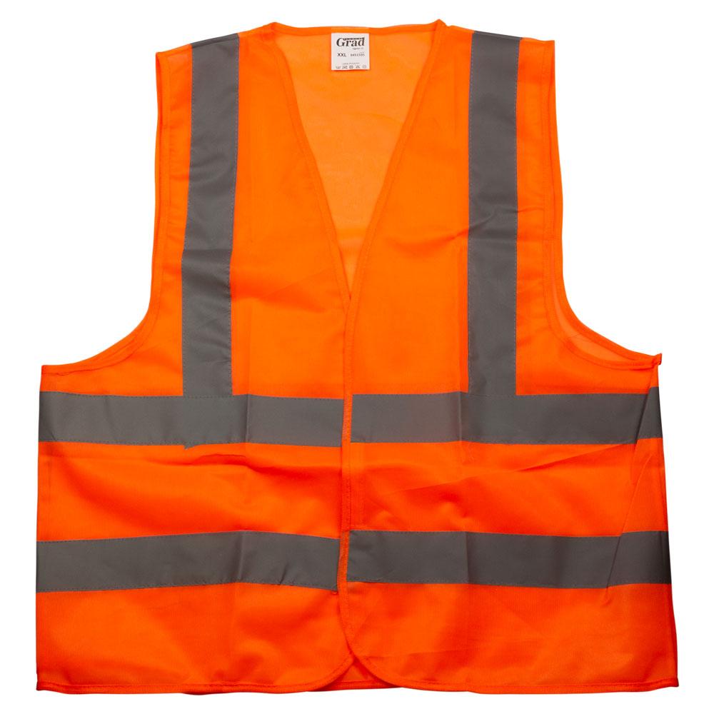 Сигнальний жилет помаранчевий 4 с/смуги XXL GRAD (9451595)