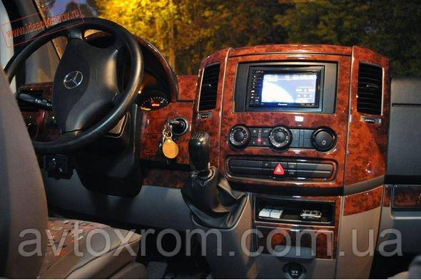 Накладки на панель (50 деталей) Volkswagen Crafter 2006-2017 р., фото 1