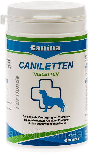Комплекс для дорослих собак Canina Caniletten 300 г 150 таблеток, фото 1