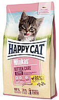 Сухой корм для котят Хеппи Кет Минкас с птицей Happy Cat Minkas Kitten Care 1,5 кг