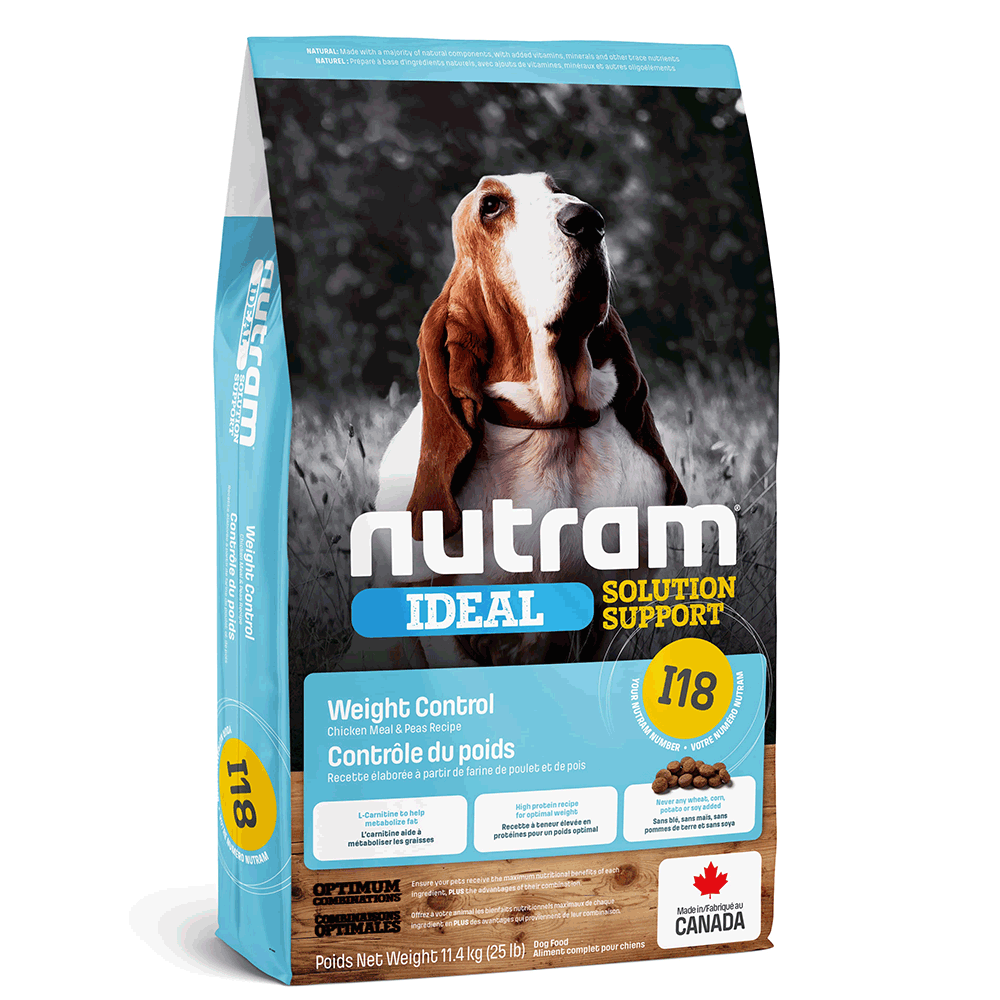 Nutram I18 Ideal Solution Support Weight Control Dog (Нутрам Ідеал Солошин Суппорт) корм для собак з ожирінням